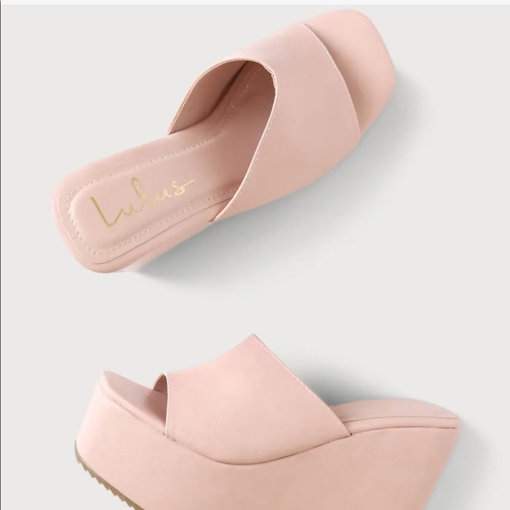 Lulus Callyy Pink Size 7 Sandals